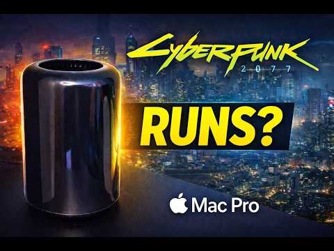 Cyberpunk 2077 on Mac Pro 2013 – 30–50 FPS (Low Settings)