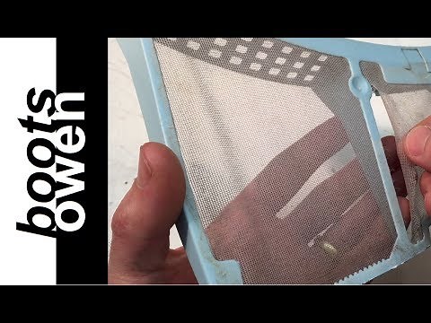 How to repair tumble dryer filters (easy!) Lint screen repair!