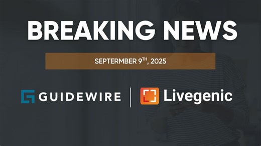 To the entire Livegenic and Guidewire Software team, a huge congrats on the deployment and I look forward to seeing the benefits it brings Guidewire Software clients.Onwards & Upwards 👏 👏 👏 | Matthew Lawrence