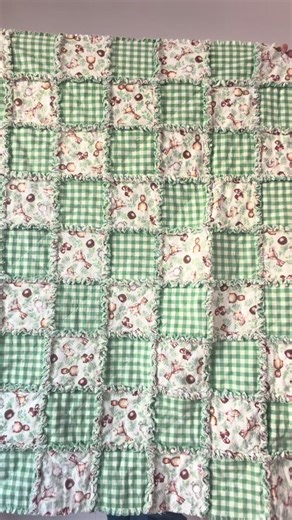 New year quilting! An easy and fun little project to start of 2026 ☺️ This will be gifted to a friend for their new-ish baby (I may be a little late, but if he’s not walking or talking yet then a baby quilt is still warranted, right? 😅) Before starting this rag quilt, I had planned of gifting them a yellow and gray quilt traditionally pieced quilt. However, that project was in work when our home flooded and was taken by the remediation team for drying and cleaning! I’m hoping I get that project