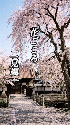 演歌『二見颯一 - 花ごころ』ショートMV作ってみた！