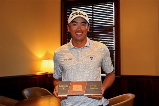 Canadian A.J. Ewart confidently but improbably wins the PGA Tour Q School and a 2026 tour membership