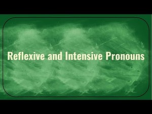 Grammar Wired! 7th Grade Reflexive and Intensive Pronouns