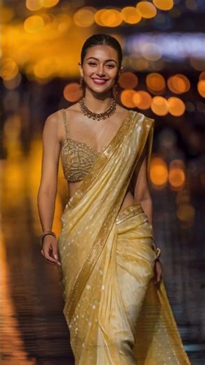 Saree - Ramp Walk #saree #rampwalk #fashionshow #girl