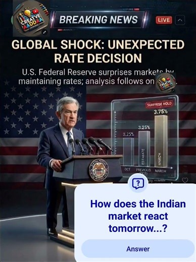 Fed Shock: Interest Rates Hold at 3.75% — Markets Surprised