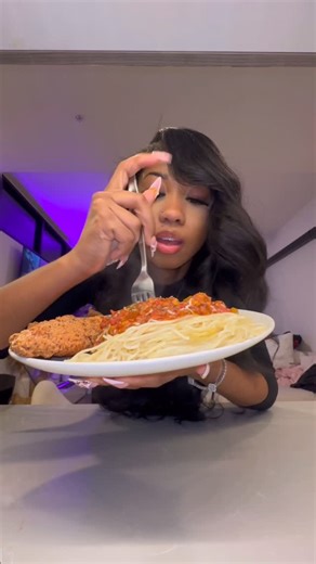 Lauren Alexandra🦋 on Instagram: "I heard yall are eating spaghetti alone with no side of fish !? Well finally this is my full recipe to my catfish TIP: always add a lil bit of corn meal for that extra crunch and you must add sazon for some color 🐱❤️ #cooking #dinneridea"