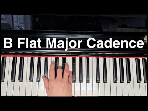 B Flat Major Chord Progression Piano #pianotutorialforbeginners #pianolessons