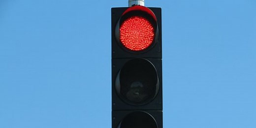 What do you do if the traffic signal is out?