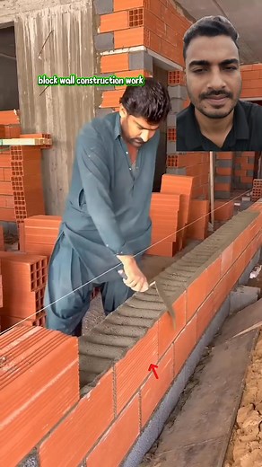 5.7K views · 17 reactions | block wall construction work #block #masonry #constructionworker #civilengineering #creativity | Ashik Rahman | Facebook
