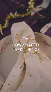 11K views · 24 reactions | Learn elegant napkin folding techniques ✨ The finishing touch to the Christmas table is a beautifully folded cloth napkin. Anna has created four suggestions for elegant napkins that suit any finely decorated table. Now Clara just needs to choose which one will adorn this year's Christmas table. Find the guide in the sisters’ app and on the website https://sostrenegrene.com/en-gb/diy/bow-shaped-napkin-rings-d-21168 | Søstrene Grene | Facebook