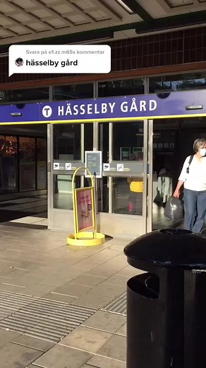 Exploring Hässelby gård Metro Station and Surroundings in Stockholm