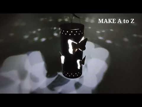 How to make hanging light at home | easy to make | beautiful handmade home decor light 💡