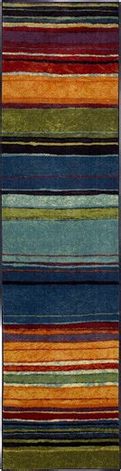 Mohawk Home Rainbow Multi Low Pile Non-Slip Stain/Fade Resistant Indoor Area Rug, 2' x 8'