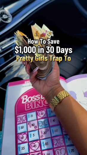 Hustle, stack ya paper and put it into something that can make you more money 💯Book Used: Pretty Girls Stack Like This✨ How much are you putting into savings today??? | I Am Her Stationary