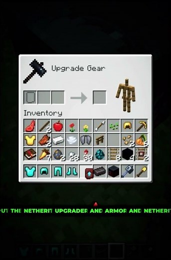 let's upgrade diamond armor to neitherit armor 💀#GmaerHilf#gamerfleet #technogamer #minecraft