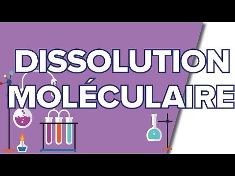 Dissolution Moléculaire - Chimie - 1S