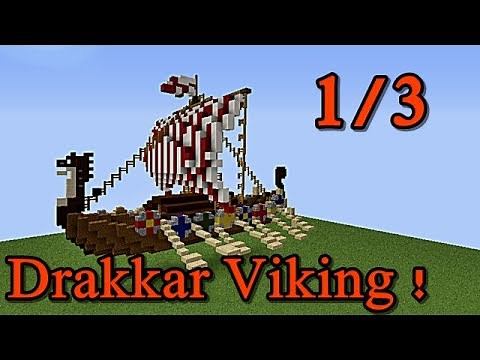 Minecraft tutoriel - Bateau viking ( Drakkar ) ! 1/3