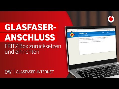 AVM FRITZ!Box für Glasfaser einrichten
