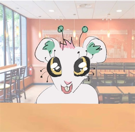 Me and my friend’s rat OCs! #potatojeremies #rat #anthro #alien #funny
