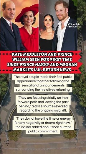 👑 Kate & William Seen After Harry's Big UK Move! 👑