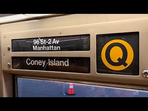 BMT Subway: R68 (Q) Train Ride from 96th Street-2nd Avenue to Coney Island-Stillwell Avenue