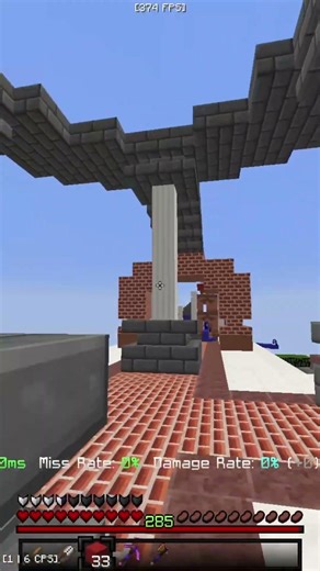 I HIT MY HEAD EVERYTIME?! #minecraft #bedwars #blockclutch #hypixel #pvp