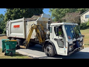 Waste Management Rental Heil Python Side Loader Garbage Truck