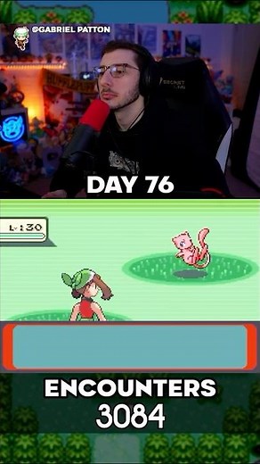Day 76 of Shiny Hunting Mew in Pokemon Emerald