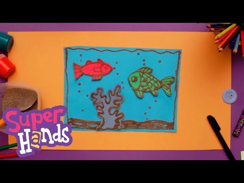 Drawing with Sand | SuperHands | PlayKids