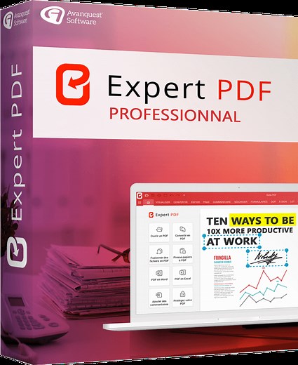 Expert PDF Professional : the professionnal tool to create, convert or edit all your PDF documents