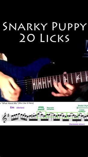 Bob Lanzetti Lick – Rhythmic Displacement & Climax Building