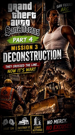 GTA San Andreas Full Mission In Just 30 Sec.😱 | MISSION DECONSTRUCTION | Part 4 Mission 3 #gta #cj
