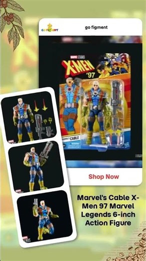 Marvel's Cable X-Men 97 Marvel Legends 6-inch Action Figure