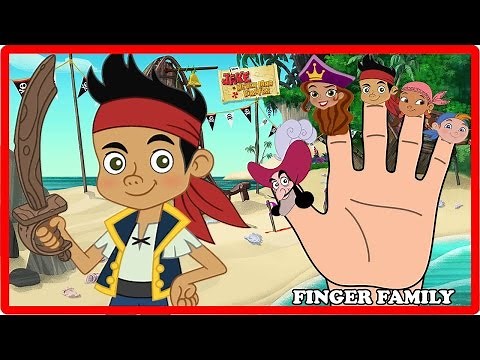 Finger Family Jake and the NeverLand Pirates Disney Nursery Rhymes for Children and Babies