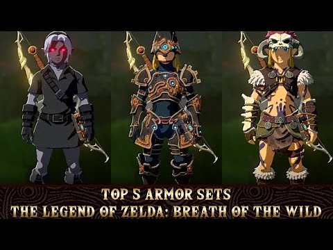 The Legend of Zelda: Breath of the Wild - Top 5 Armor Sets & How to Get Them! | RasouliPlays