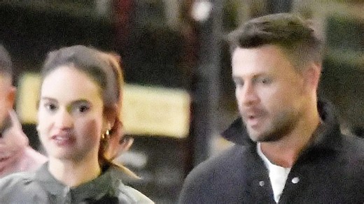 Lily James leaves concert with stuntman as they take romance to next level