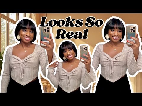 Affordable & Natural Looking 8 Inch Bang Wig For Beginners | Definitely Easy To Do | Nadula Review