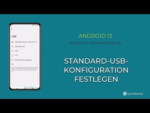Standard-USB-Konfiguration festlegen [Android 13]