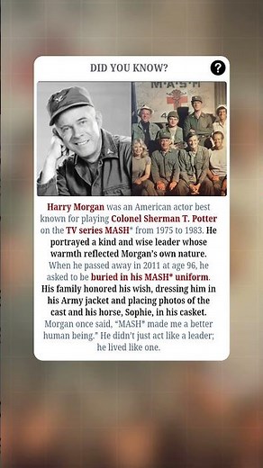 The Heart of M*A*S*H Who Lived Like He Led