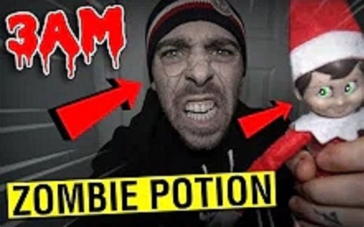 3AM 圣诞节的精灵在凌晨3点喝僵尸药水！它咬了我，我被感染了 ImJayStation
