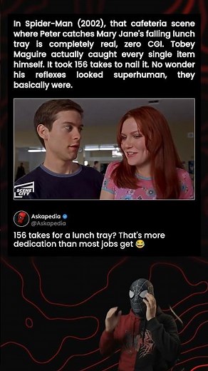 That Spider-Man Cafeteria Scene Was 100% Real, No CGI! #spiderman #Askapedia