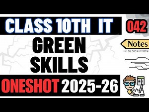 Green Skills | Class 10 IT 402 | Employability Skills Unit 5 | Complete One Shot | 2025-26