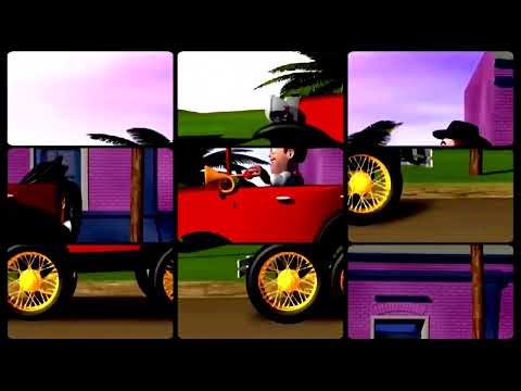 EL Auto Bochinchero un viaje con sorpresa la Coches coloridos de cuatro ruedas delanteras de Zeńon.