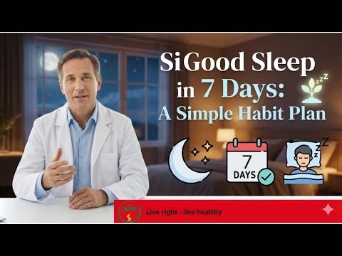 Good Sleep in 7 Days: A Simple Habit Plan