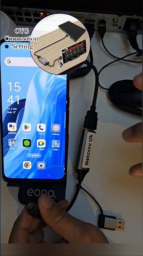 An OTG or On The Go adapter (sometimes called an OTG cable, or OTG connector) HDMI USB C DVR NVR