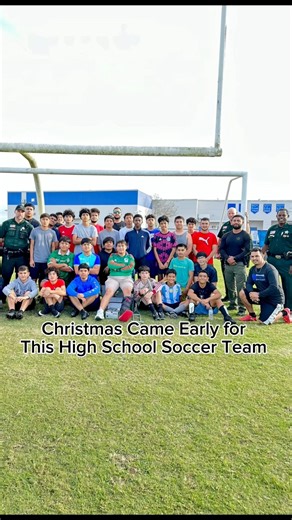 14K views · 287 reactions | Christmas came early for the Pahokee High School soccer team. A huge thanks to In Jacob's Shoes for making it possible to gift these kids with brand new cleats this year. Some were playing with softball cleats or borrowed ones, and now they're all set for the season. Wishing them a cheerful holiday on the field!  | PBSO - Palm Beach County Sheriff's Office | Facebook
