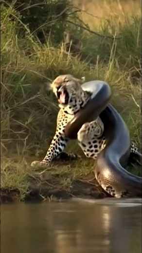 Anaconda Attacks Cheetah – Wild Battle for Survival!