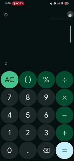 Just Found a Weird Google Calculator UI Bug!