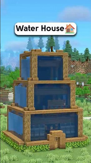Minecraft Water House Tutorial🏠