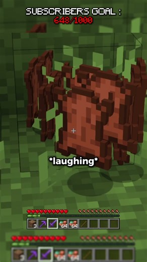 MINECRAFT BUT Crafting is OP! #shorts
